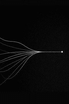 Multiple strands converging in a single direction, showing how a clear strategy can create organisational alignment.